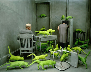 Illustration for article titled Concept Art Writing Prompt: The House of Green Cats